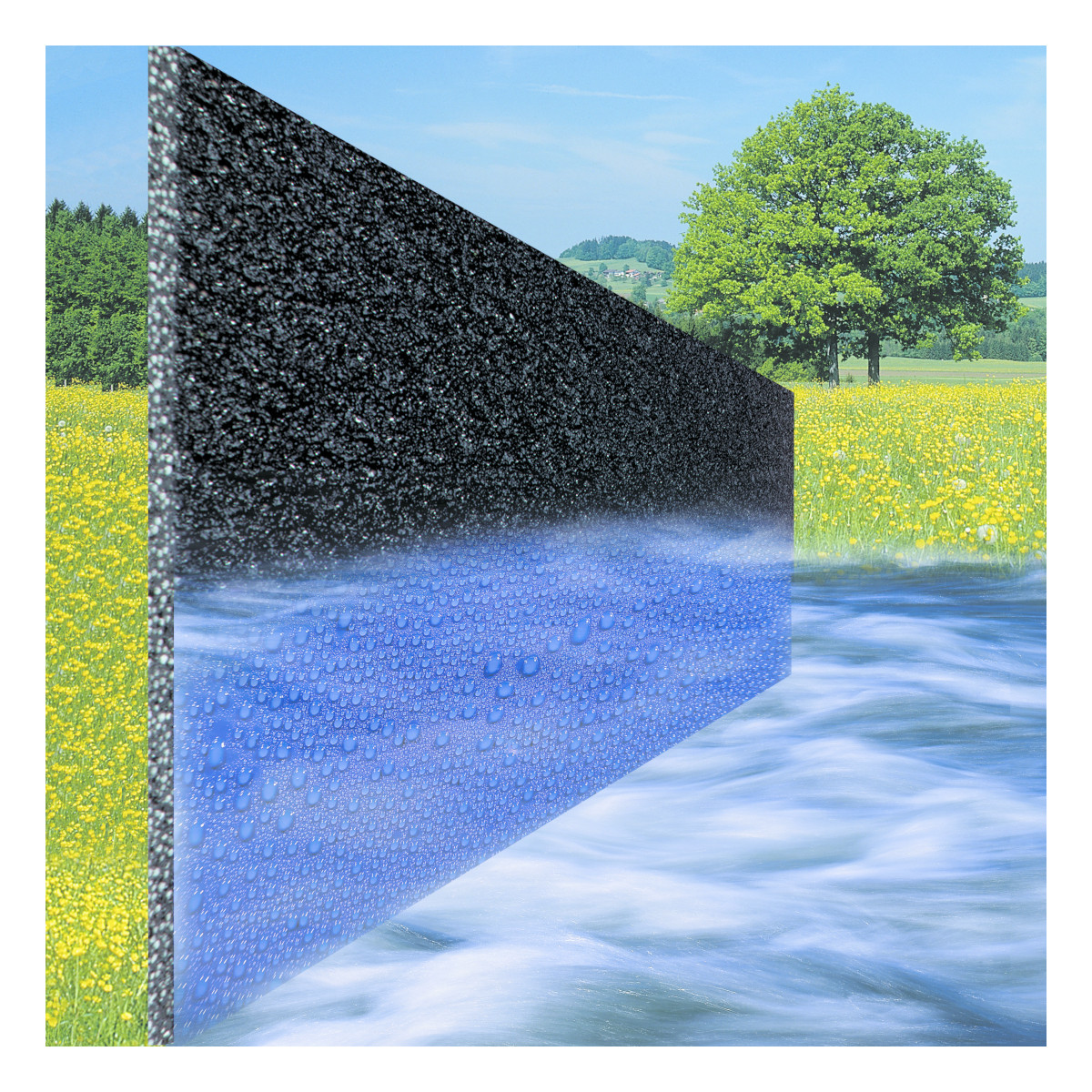 2-komp. Bitumen-Dickbeschichtung, faserverstärkt 2-komp. Bitumen-Dickbeschichtung, faserverstärkt