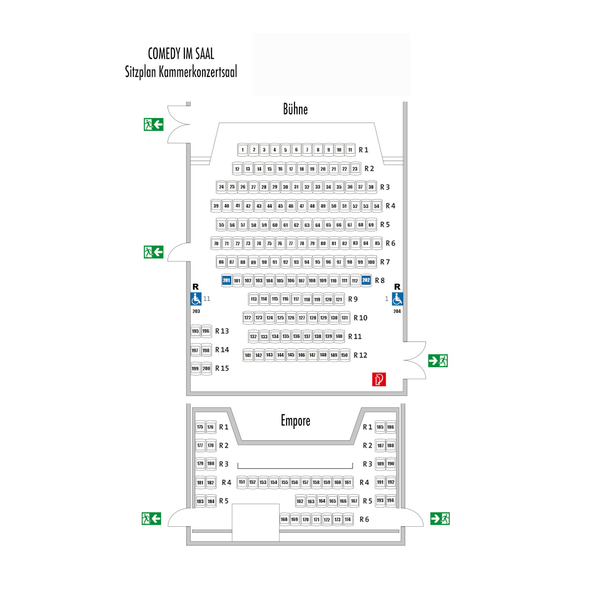 Nr. 209 // 25.01.2026 Eintrittskarte "Comedy im Saal"