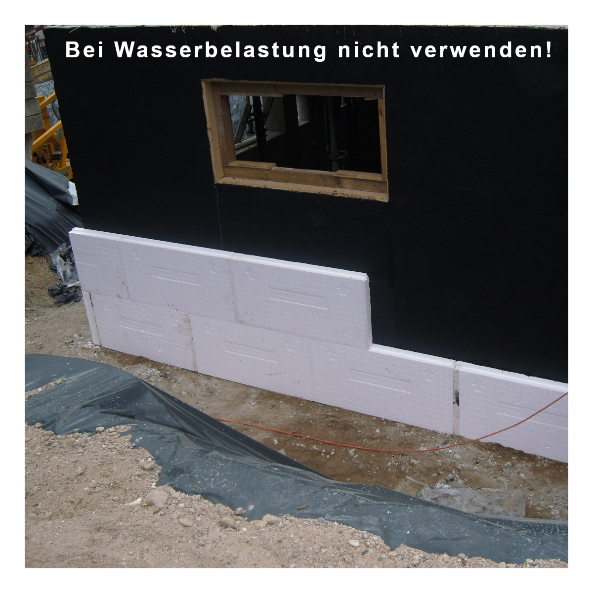 EPS-Perimeterdämmung, ThermoDrain SD, WLG035, inkl. Drainrillen + Vlies