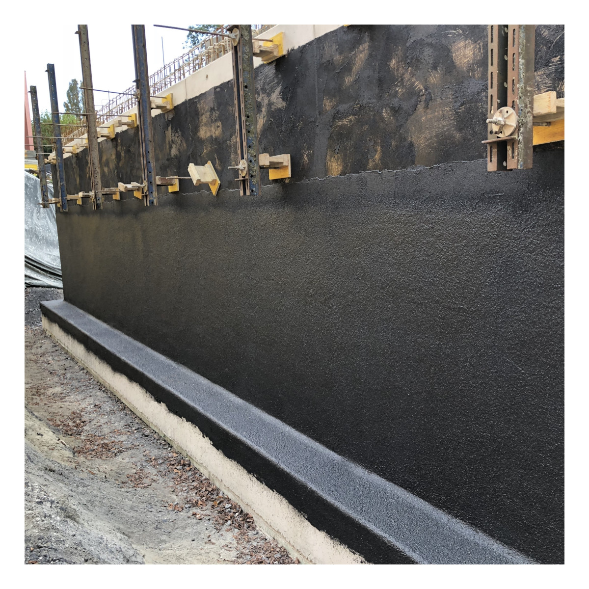 1-komp. Bitumen-Dickbeschichtung, polystyrolgefüllt