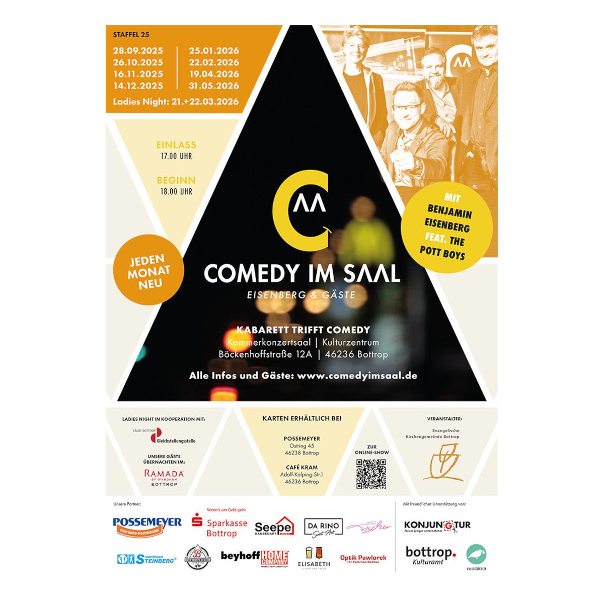 Nr. 209 // 25.01.2026 Eintrittskarte "Comedy im Saal"